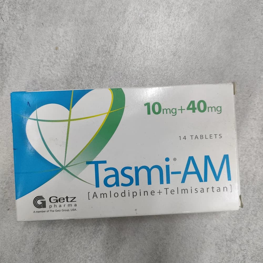 Tasmi-AM 10mg+40mg Amlodipine 10 mg + Telmisartan 40 mg