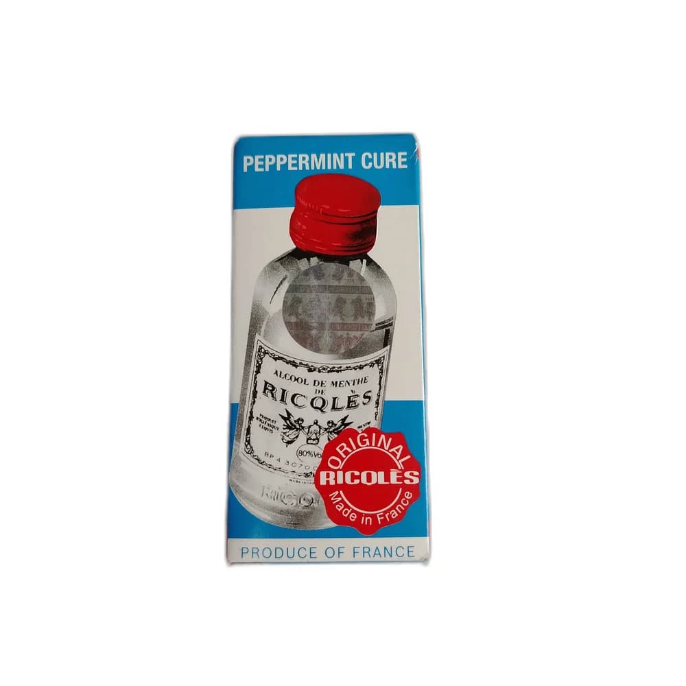 Ricqlès Peppermint Cure Alcohol 80% v/v, Peppermint oil 1.32%