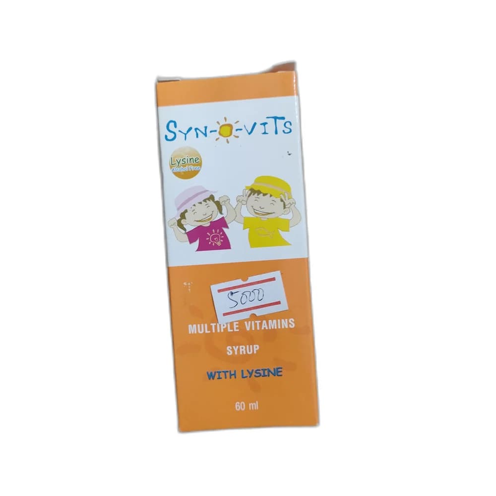 Syn-O-Vits Multivitamin with L-Lysine 50 mg per 5 mL