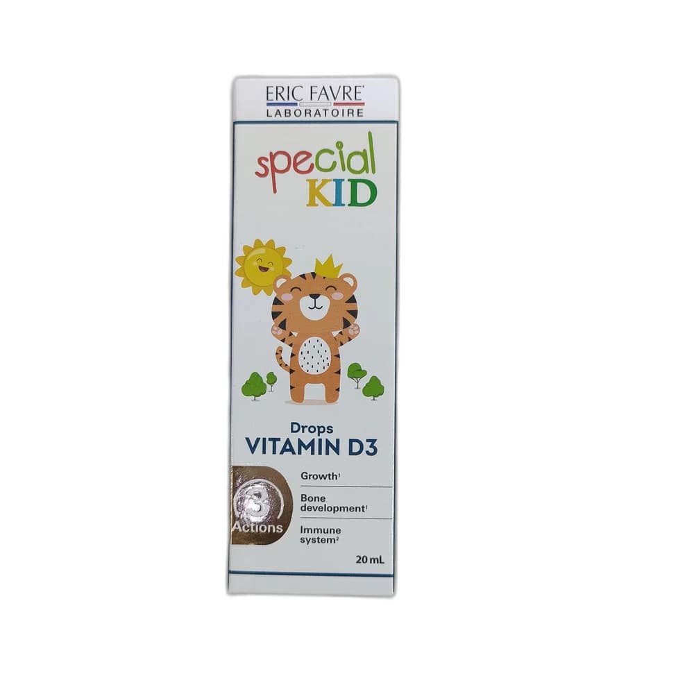 Special Kid Vitamin D3 Drops Vitamin D3 10 micrograms (400 IU) per 2 drops