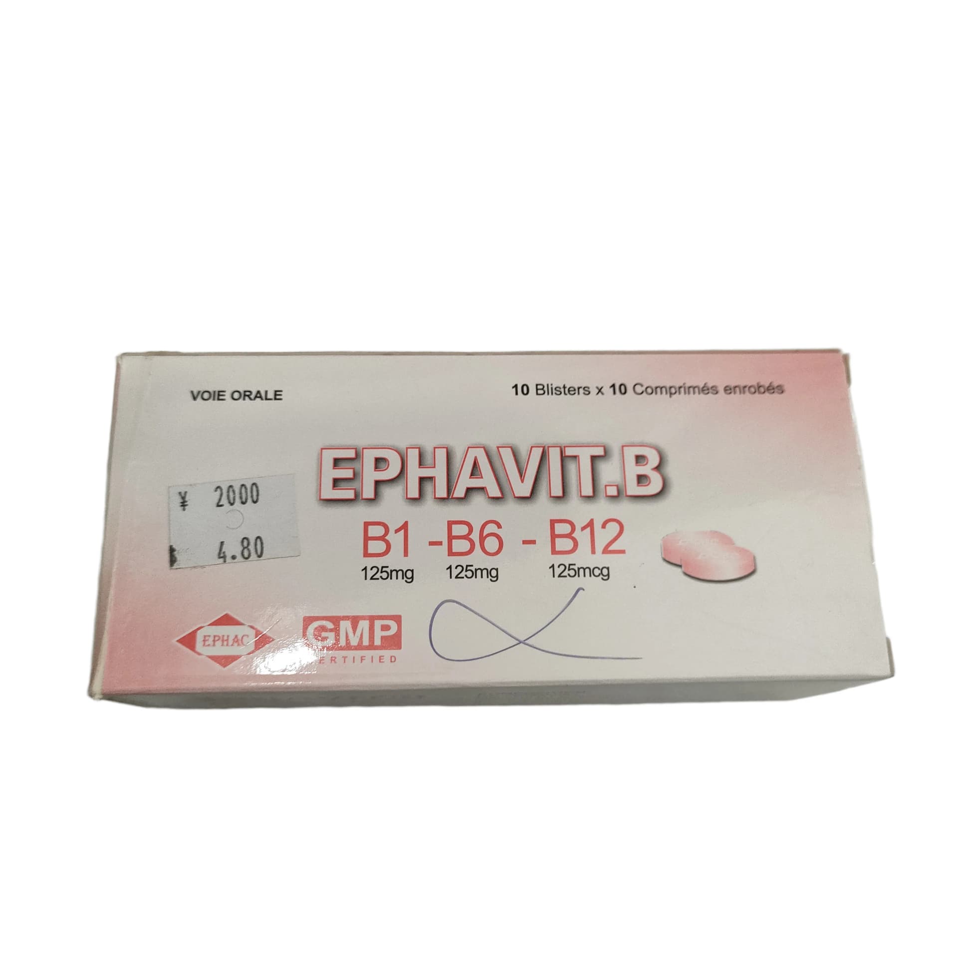 Ephavit.B 125 mg / 125 mg / 125 mcg