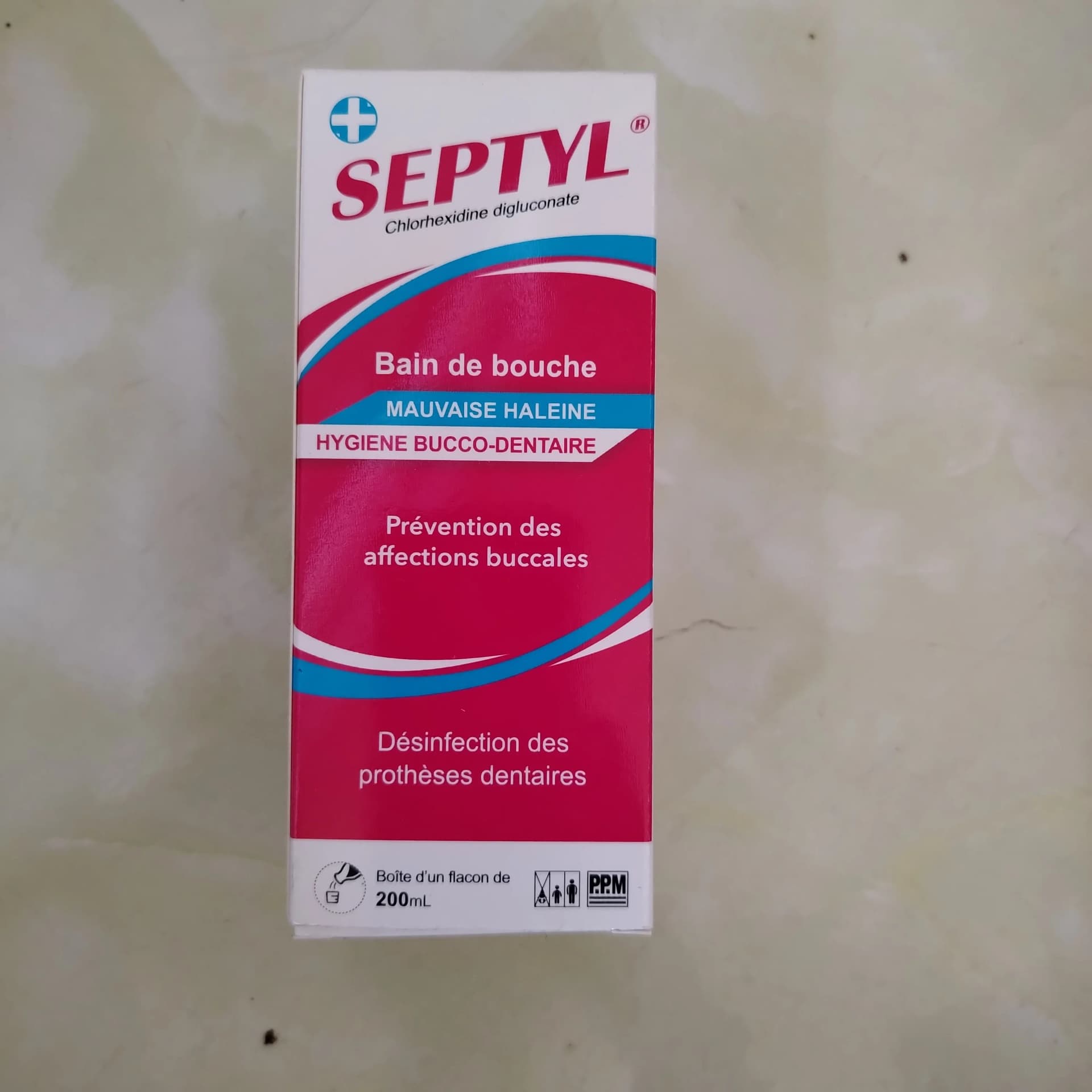 Septyl Chlorhexidine Digluconate 0.1% (0.1g per 100mL) / 200 mL