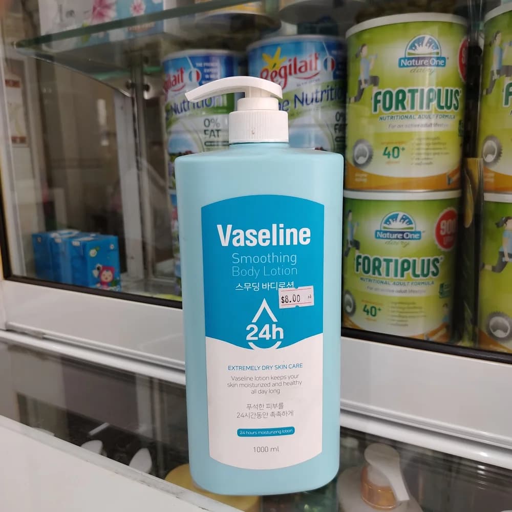 Vaseline Smoothing Body Lotion 24-hour moisture; 1000 mL