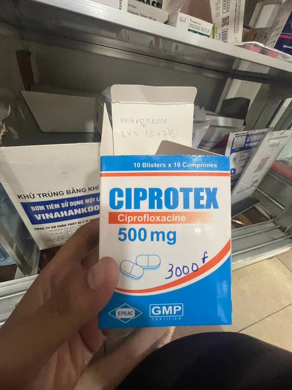 CIPROTEX 500 Ciprofloxacin 500mg