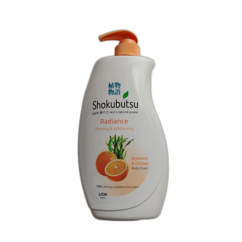 Shokubutsu Radiance Firming & Whitening Seaweed & Orange Body Foam (900 ml) 900 ml