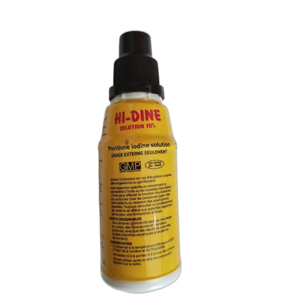 Hi-Dine Povidone iodine 10% solution