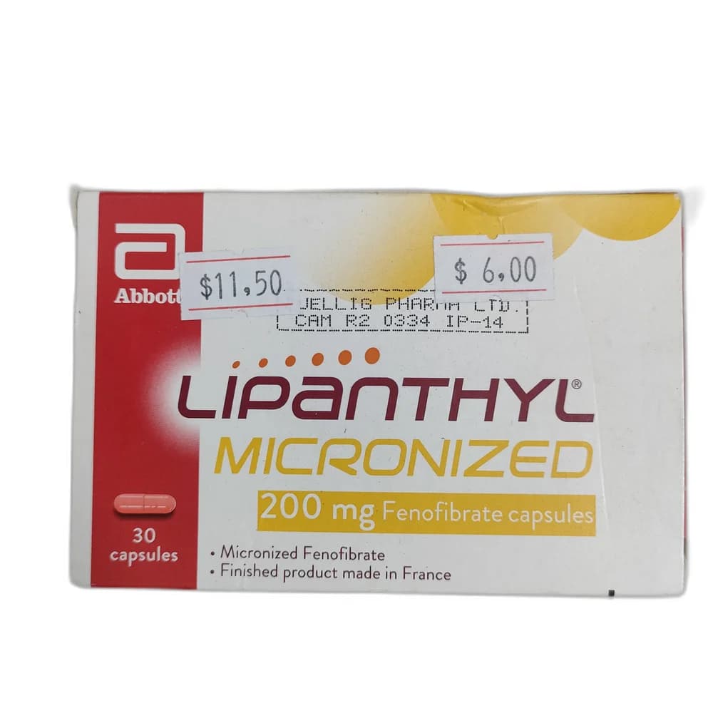 Lipanthyl Micronized 200 mg