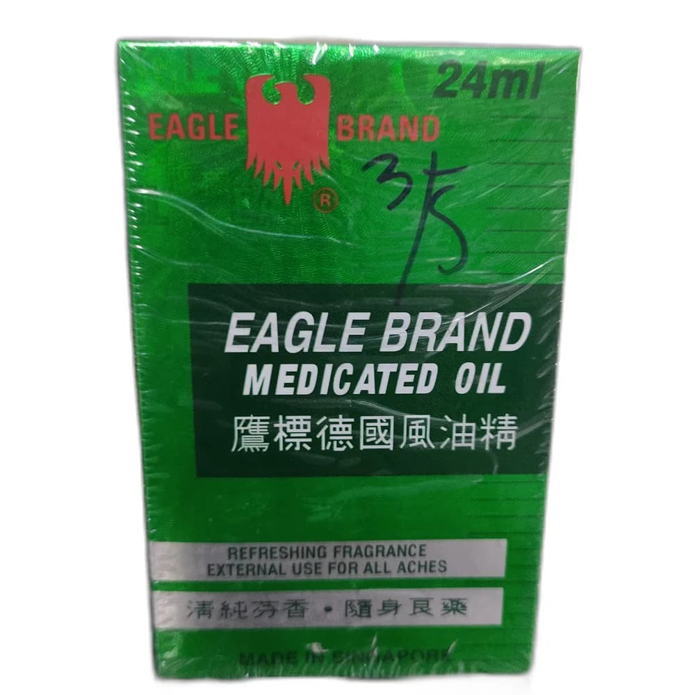 Eagle Brand Medicated Oil 28.50% Menthol / 18.60% Methyl Salicylate / 1.56% Eucalyptus Oil