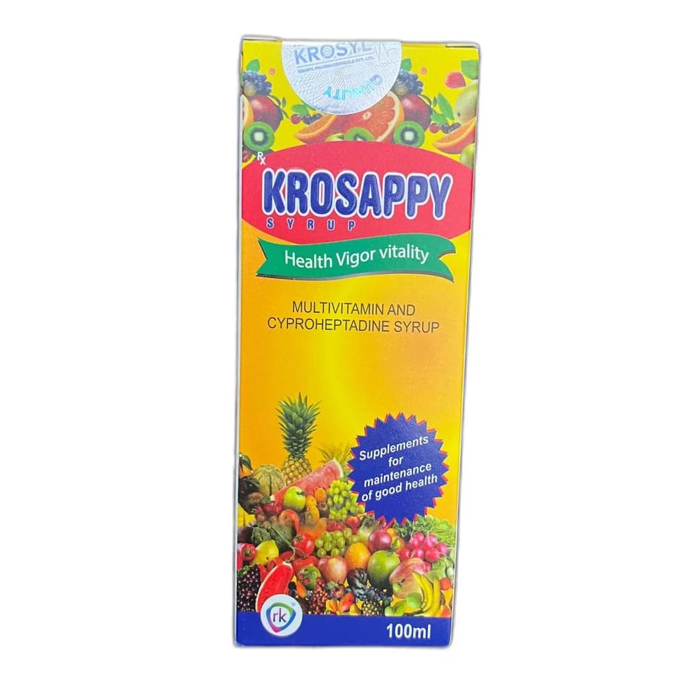 Krosappy 2 mg cyproheptadine / 5 mL