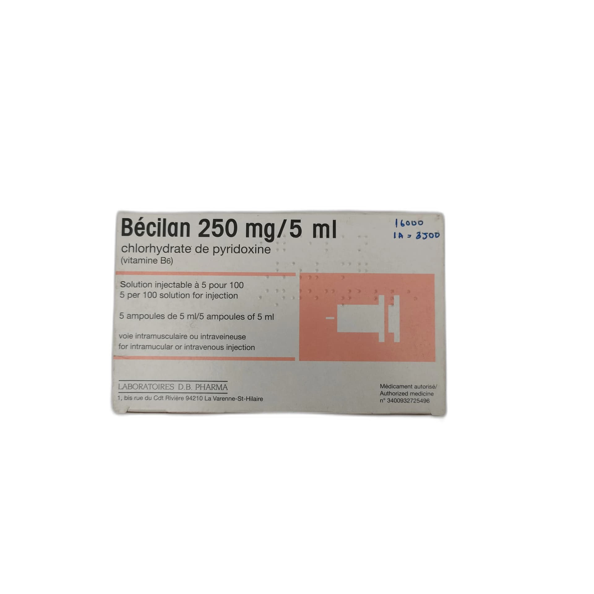 Bécilan 250 mg / 5 ml