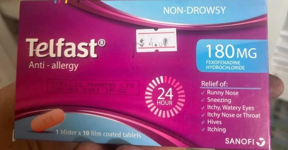Telfast 180MG 120mg/180mg