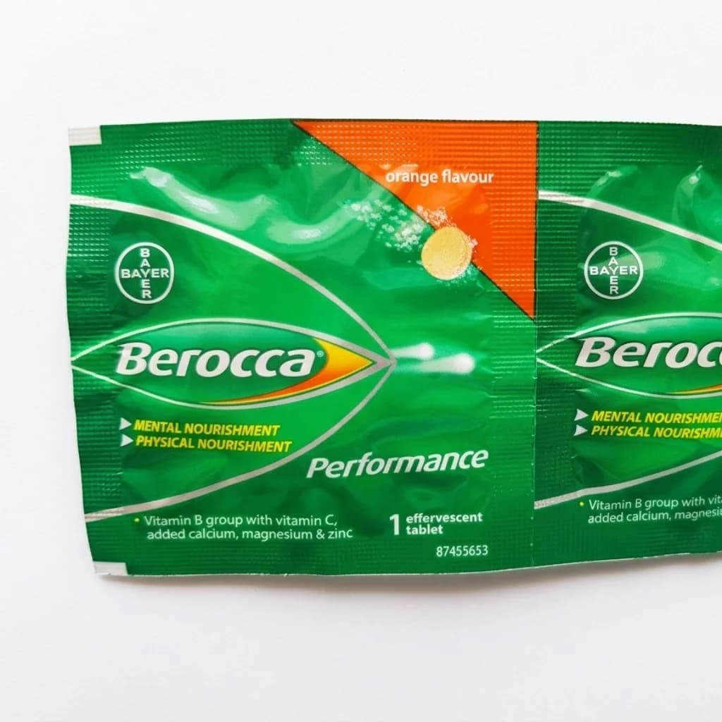 Berocca effervescent tablet Multivitamins and Minerals