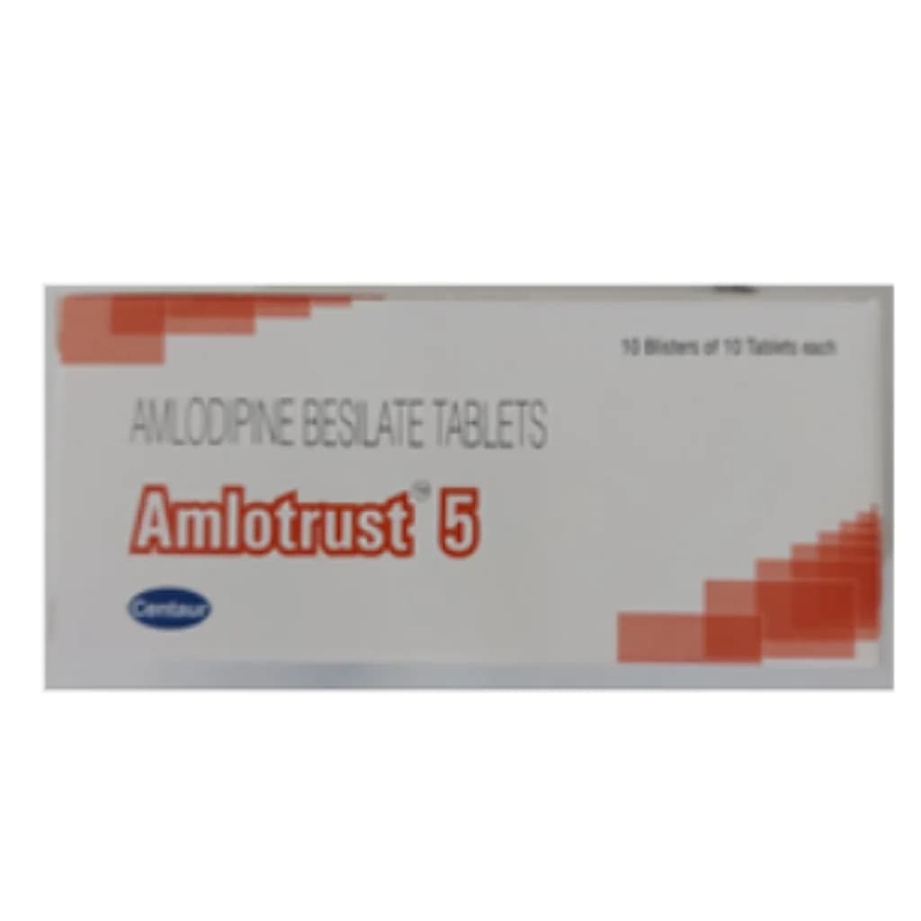 Amlotrust 5mg (Amlodipine) 5mg