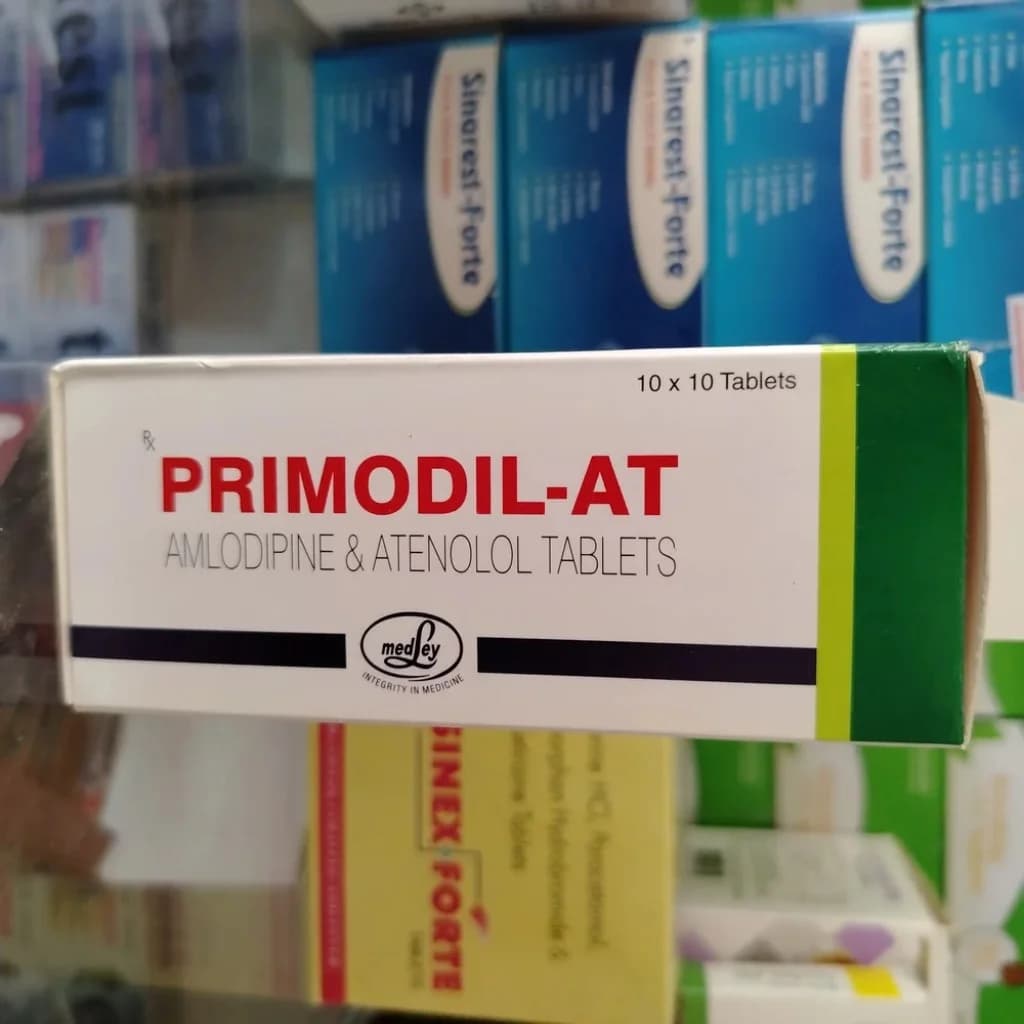 Primodil-AT Amlodipine 5 mg / Atenolol 50 mg