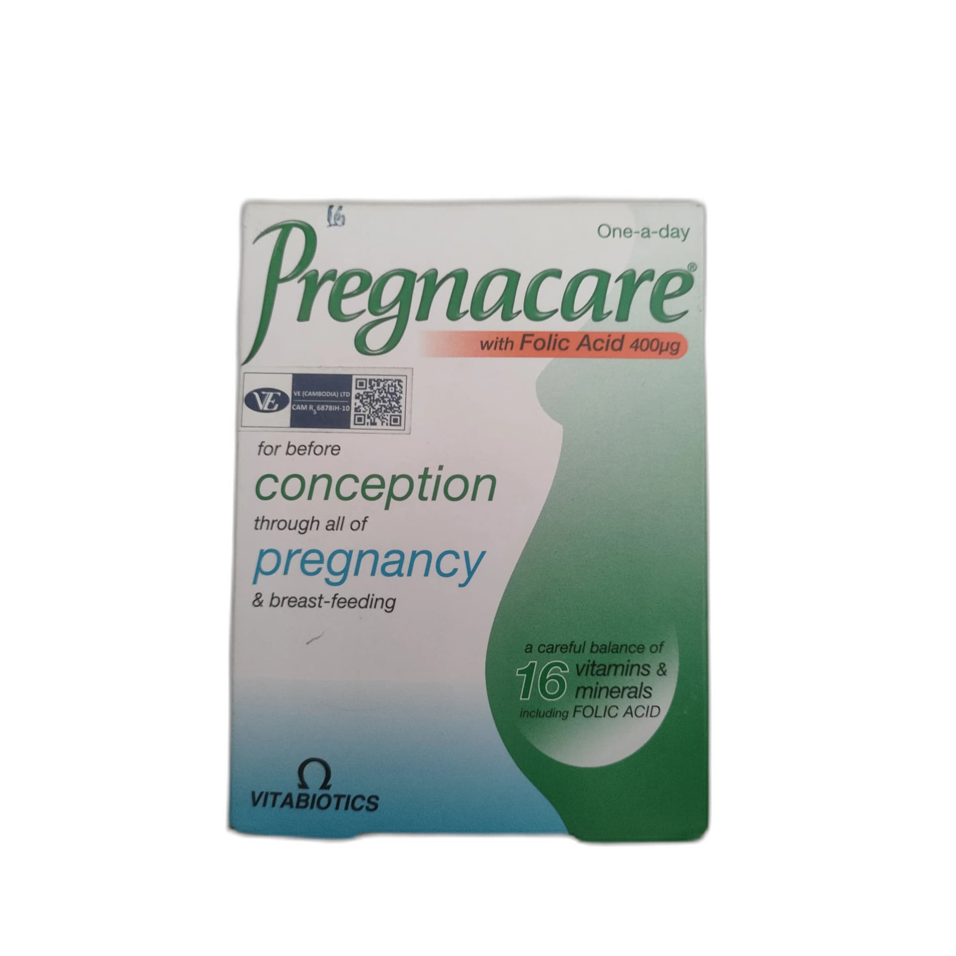 Pregnacare 400 µg Folic Acid per capsule