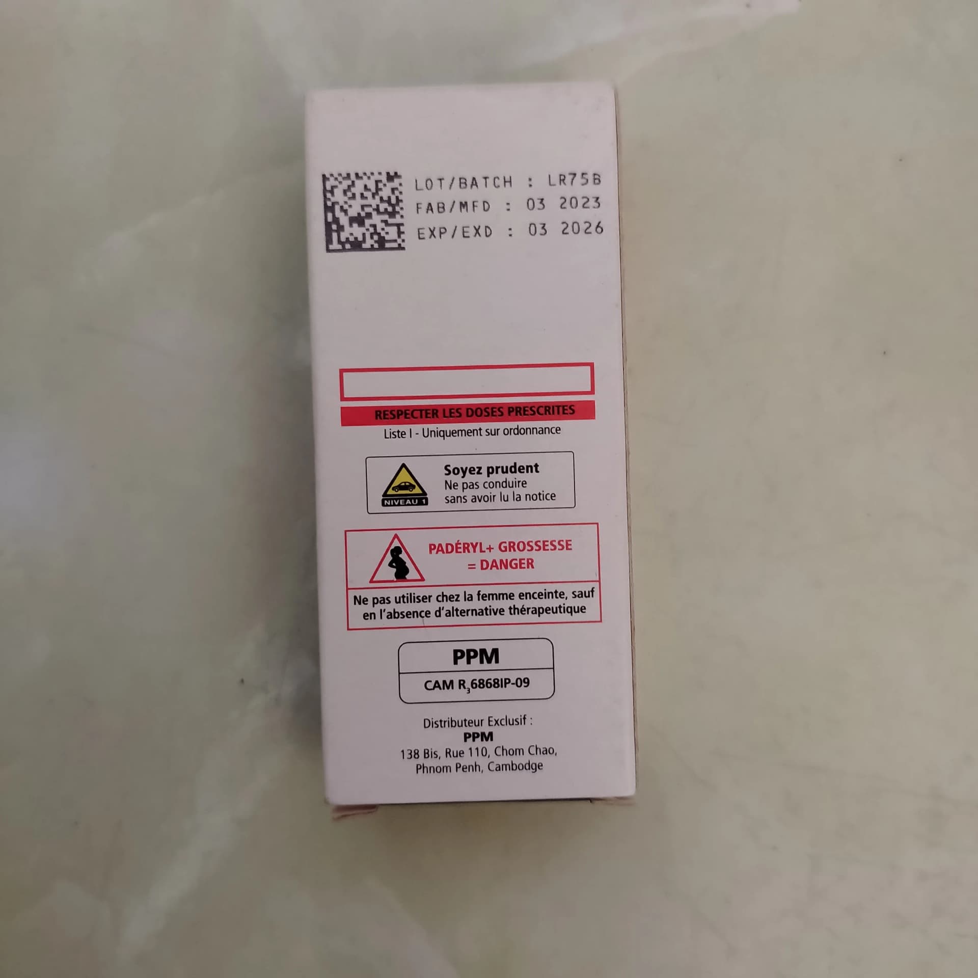 Paderyl 19,5 mg