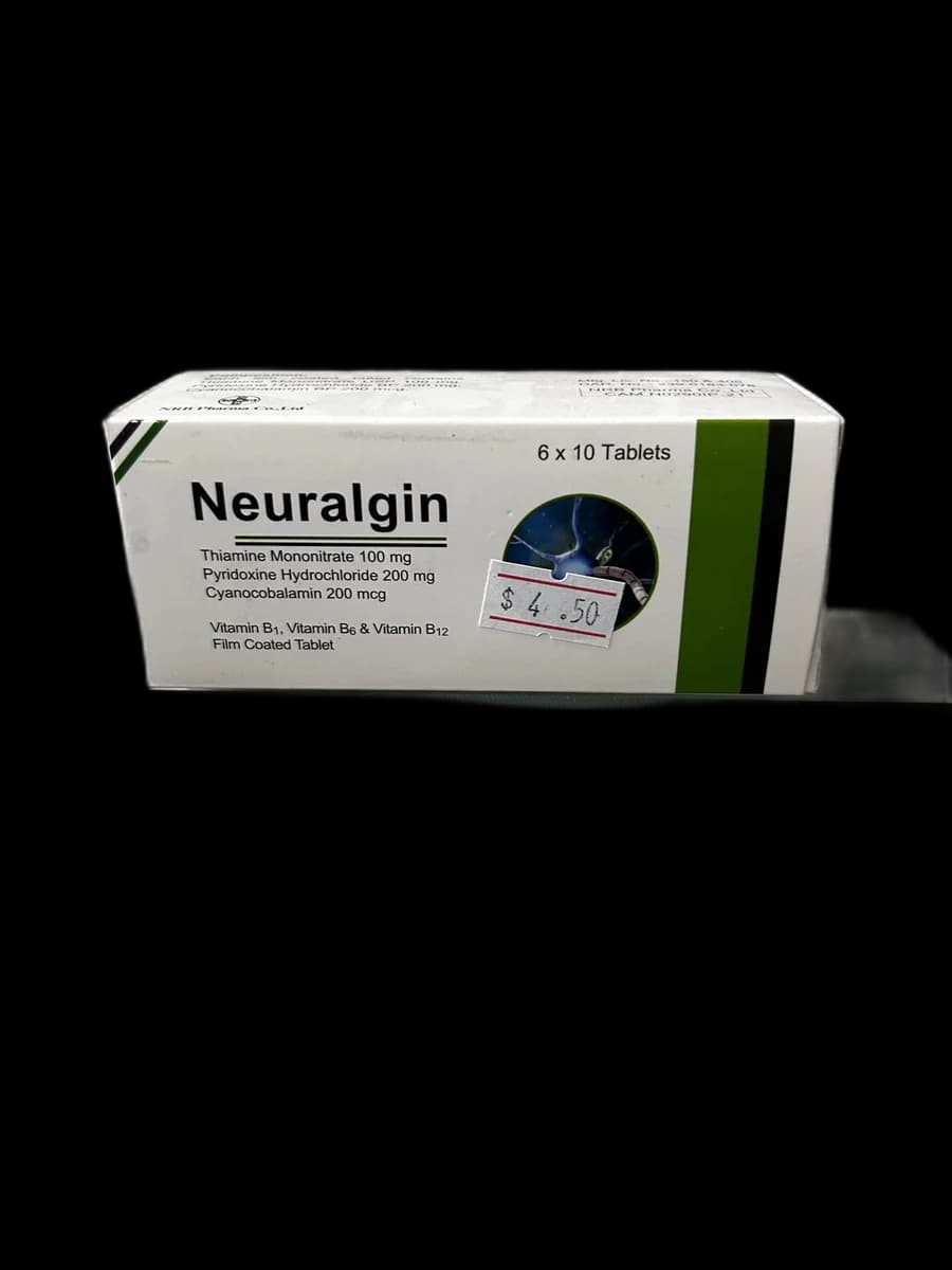 Neuralgin Vitamin B1 100mg, B6 200mg, B12 200mcg