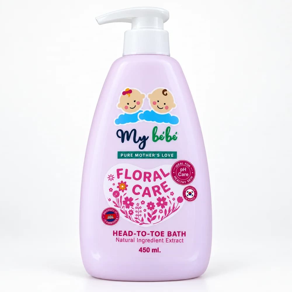 My Bébé Floral Care Head-to-Toe Bath 450 ml