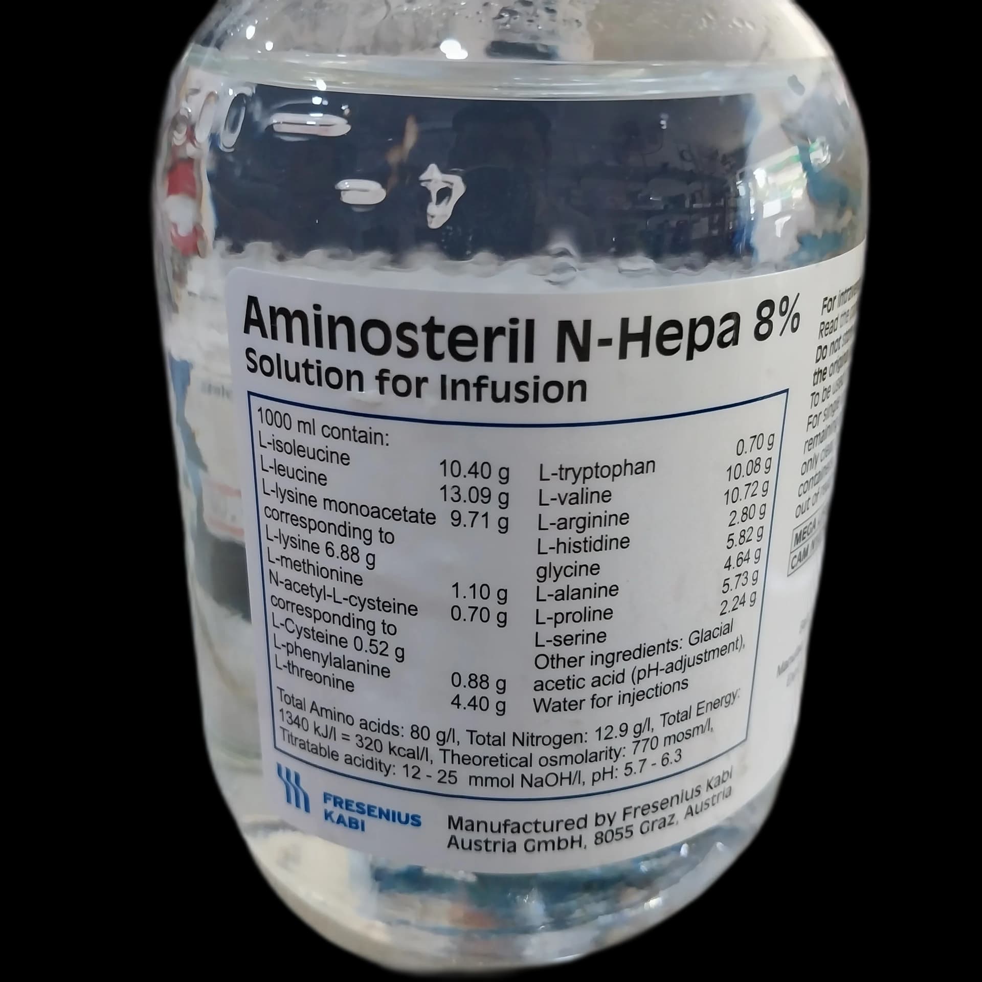 Aminosyn N-Hepa 8% 8% (500mL)