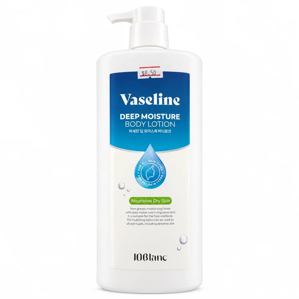 10blanc Vaseline Deep Moisture Body Lotion 1000 ml