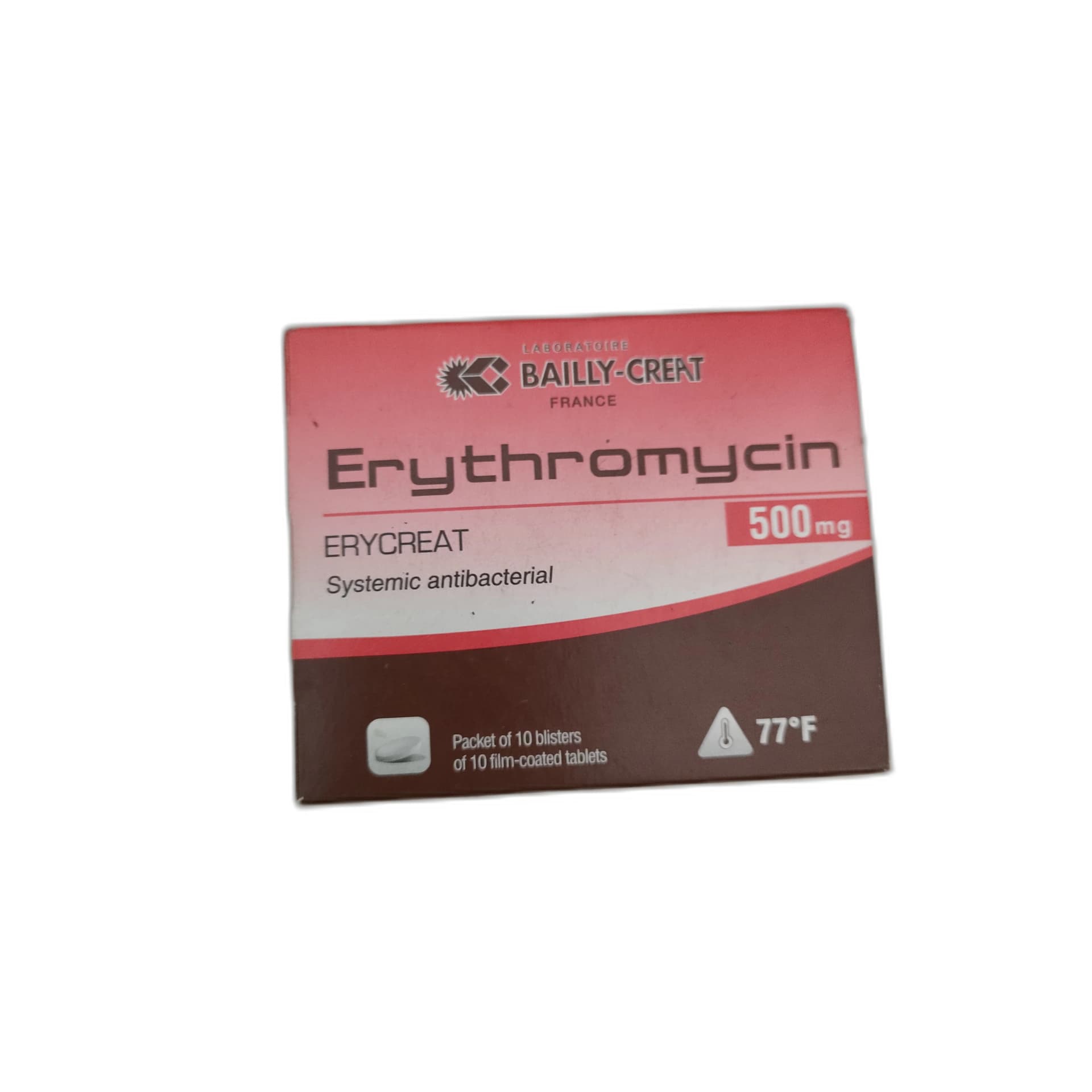 Erythromycine 500 mg