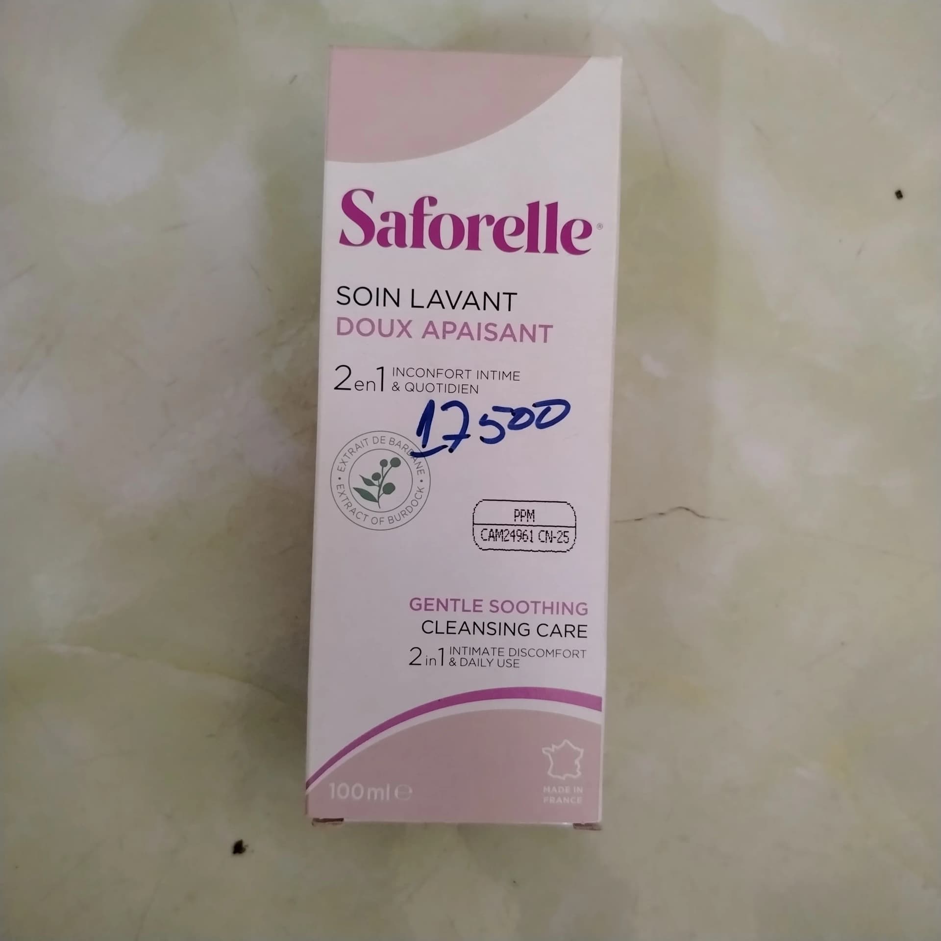 Saforelle Gentle Soothing Cleansing Care 100 ml
