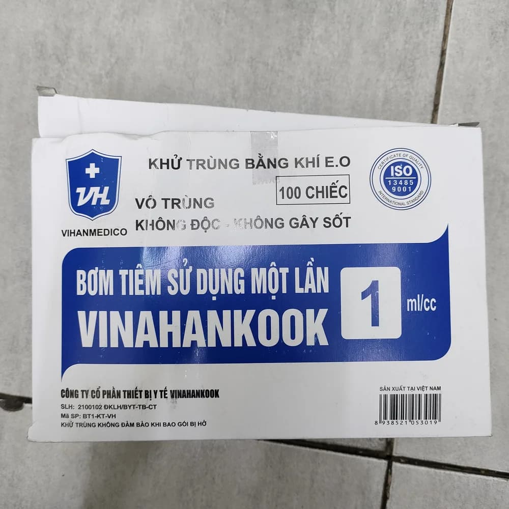 Vinahankook Disposable Syringe 1 mL 1 mL
