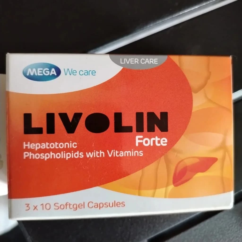 Livolin Forte 300 mg essential phospholipids per softgel