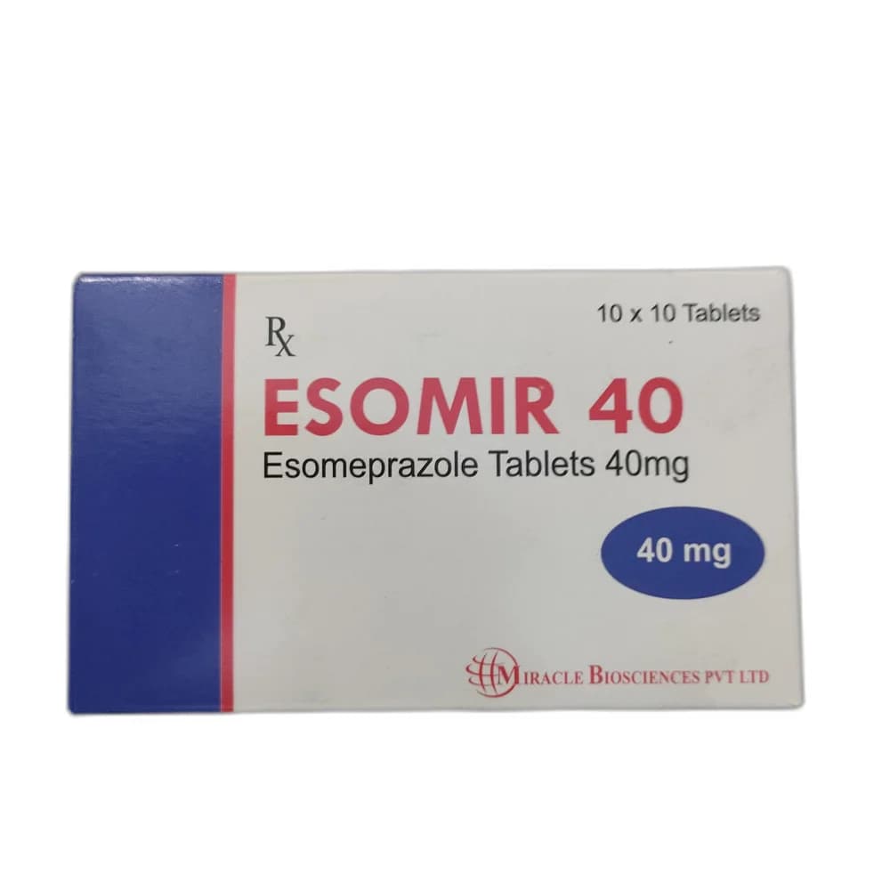 Esomir 40 40 mg per enteric coated tablet