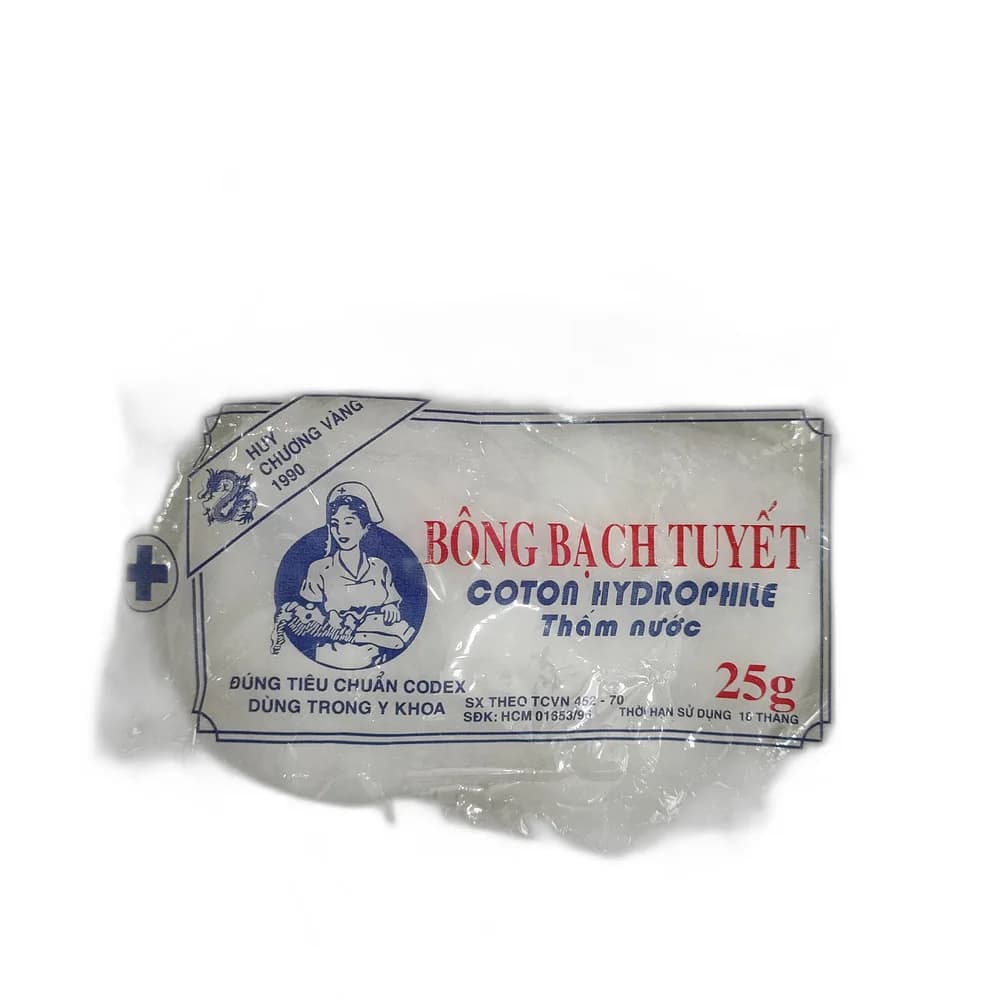 Bong Bach Tuyet Medical Cotton 25 g
