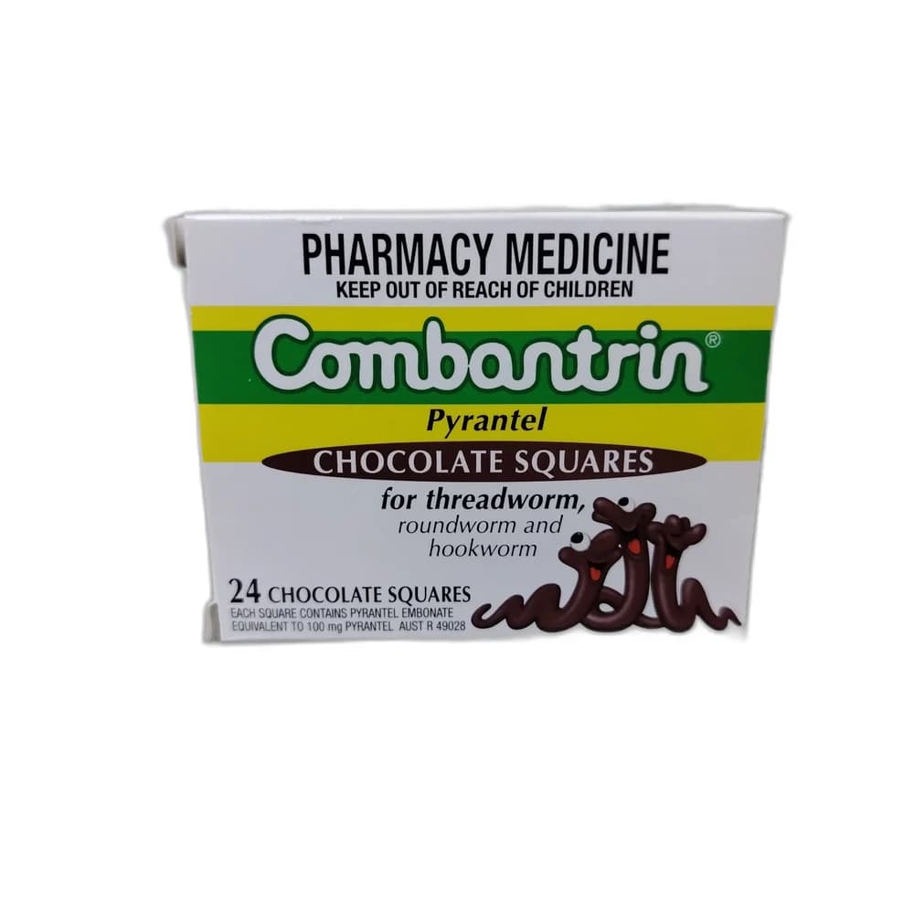 Combantrin Chocolate Squares 100 mg
