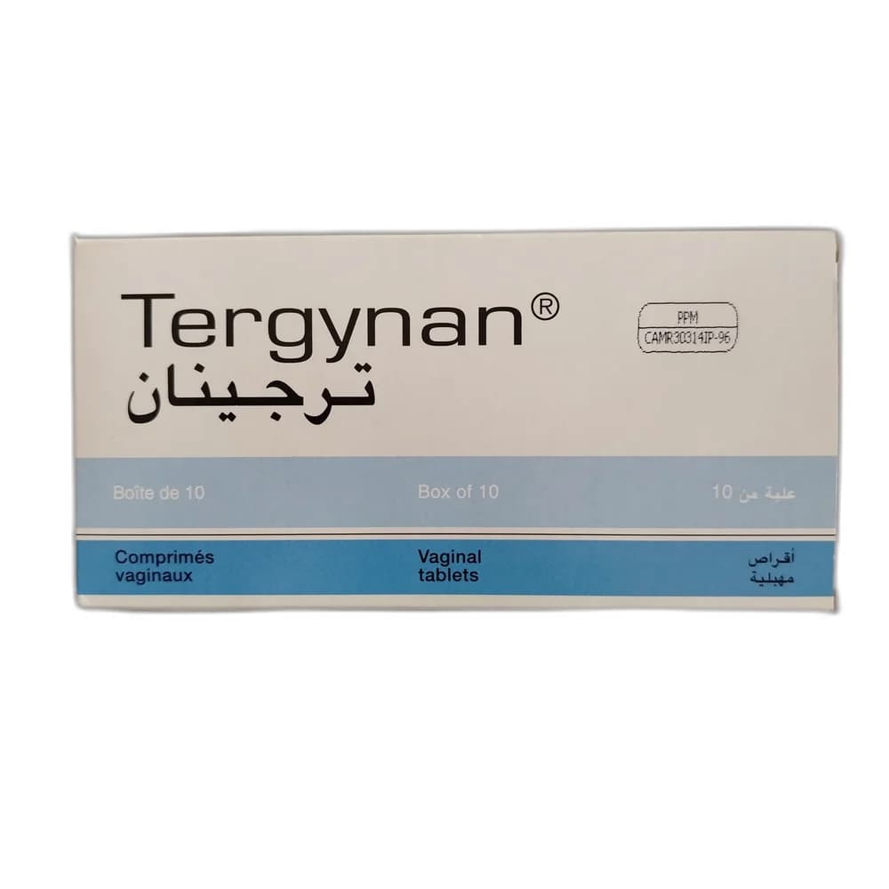 Tergynan 200mg / 100mg (65,000 IU) / 100,000 IU / 3mg