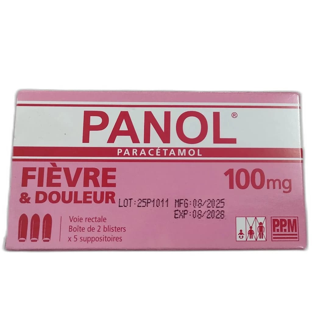 PANOL supp 100mg 100 mg