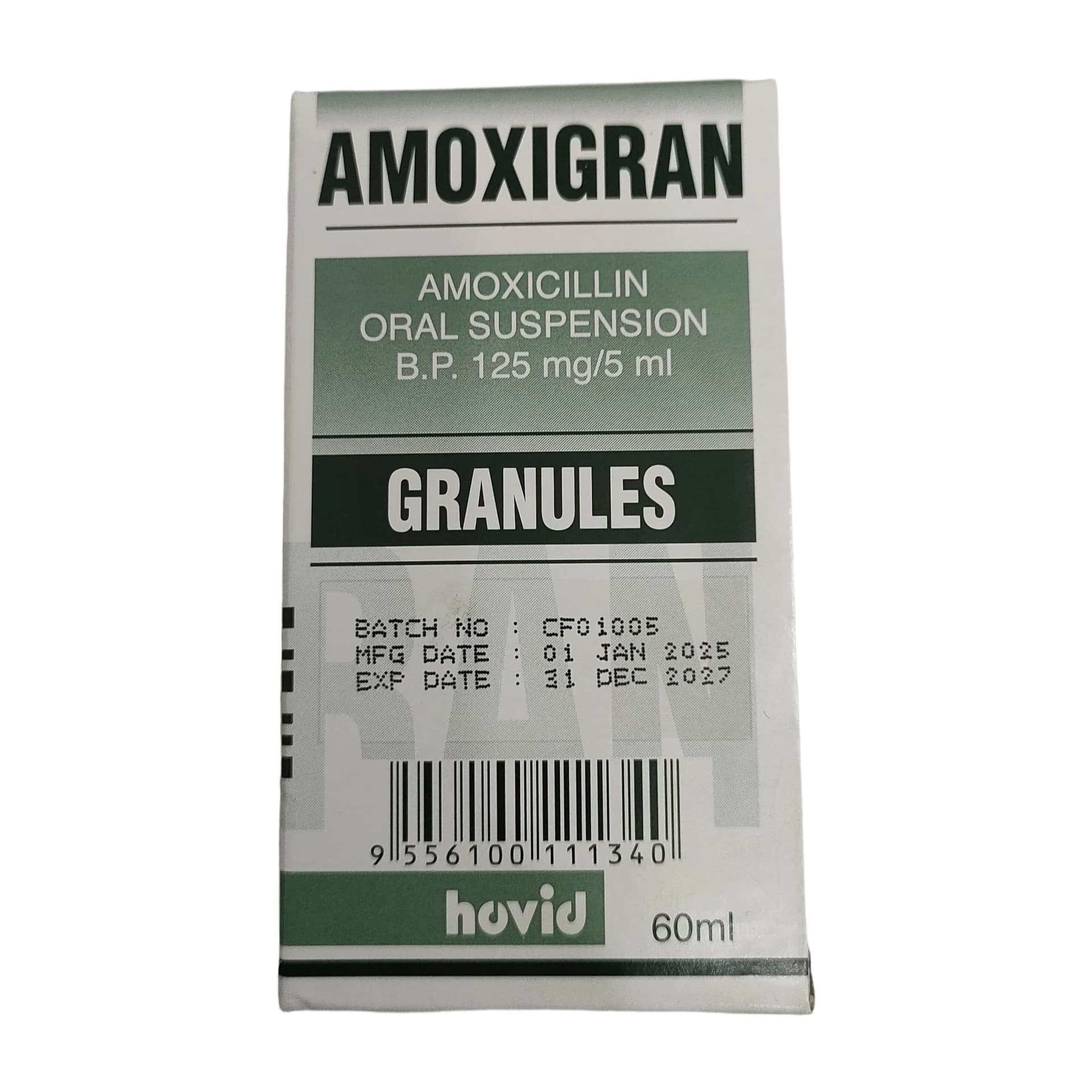 Amoxigran 125mg/5ml