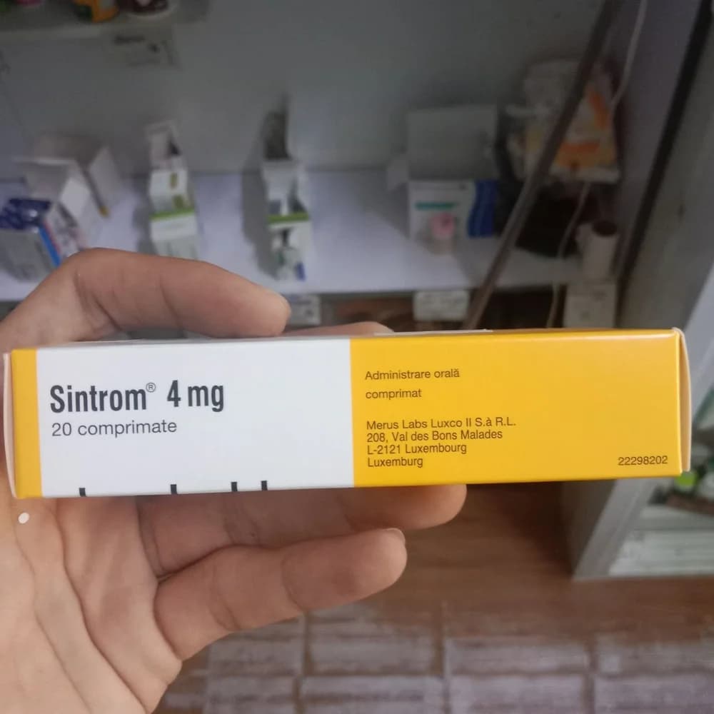 Sintrom Acenocoumarol 4 mg tablets