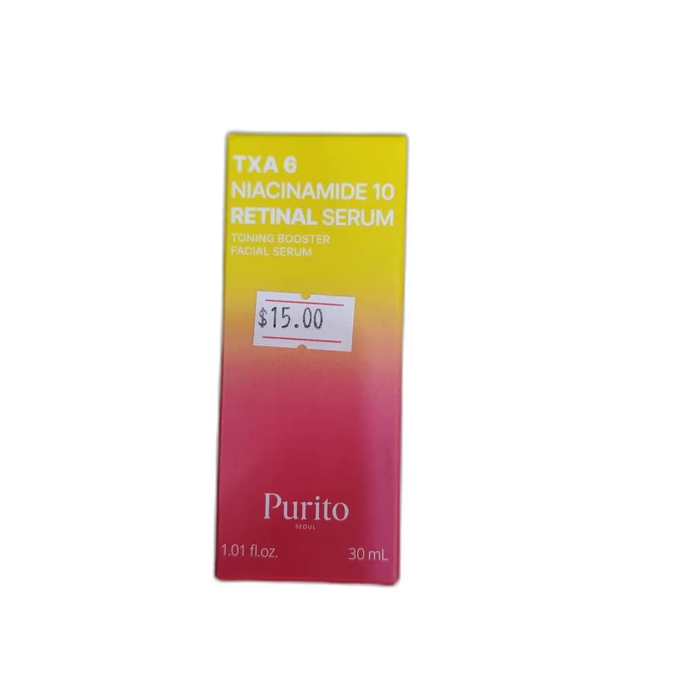 Purito Seoul TXA 6 Niacinamide 10 Retinal Serum Niacinamide 10% / Tranexamic Acid 6% / Retinal 25 ppm