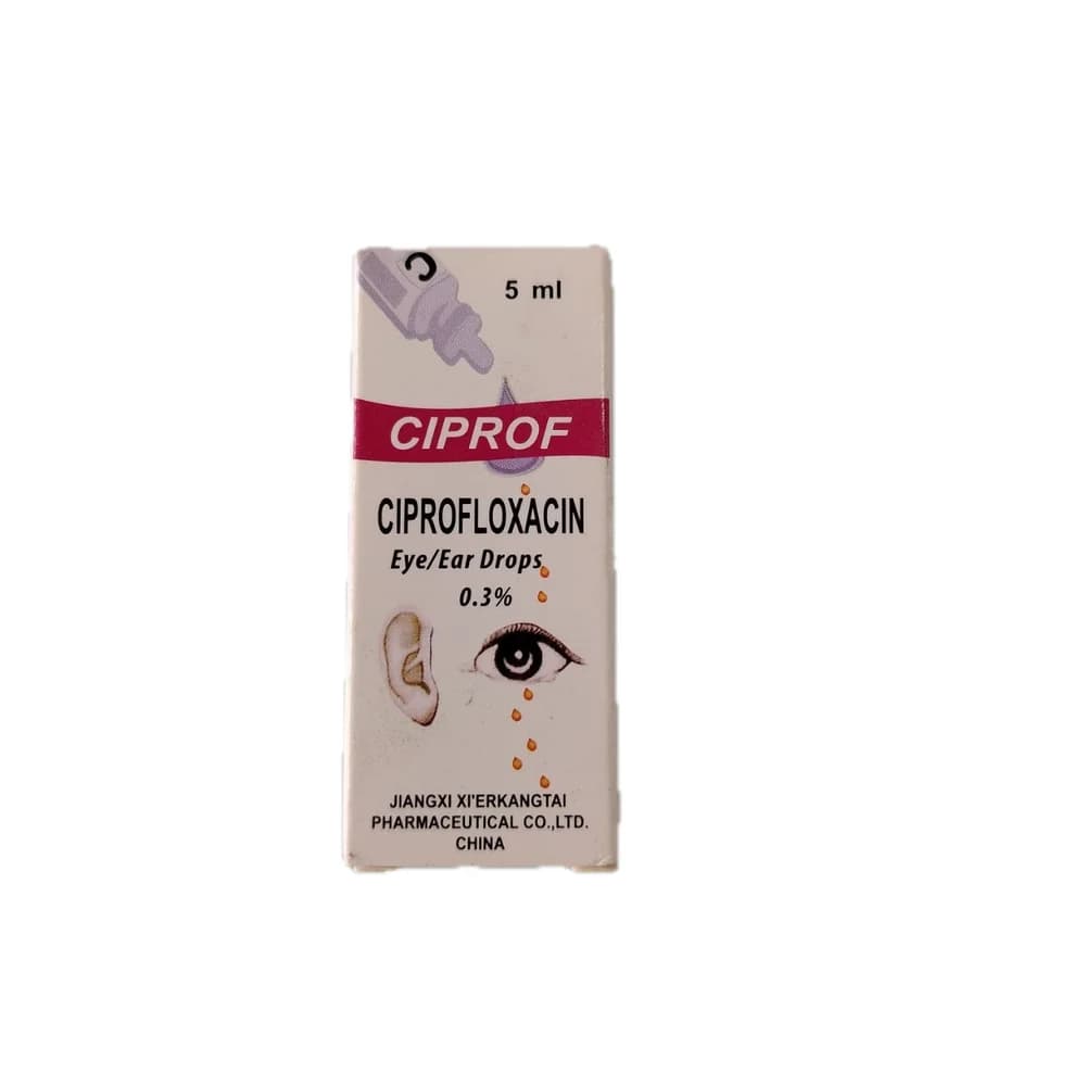 Ciprof Eye/Ear Drops 0.3% (3 mg/ml) (5 ml)