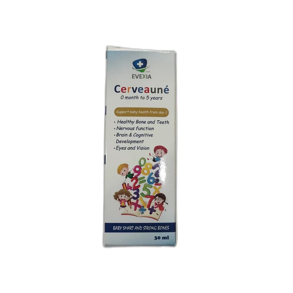 Cerveaune Vitamin D3 400 IU / DHA 1 mg per 10 drops