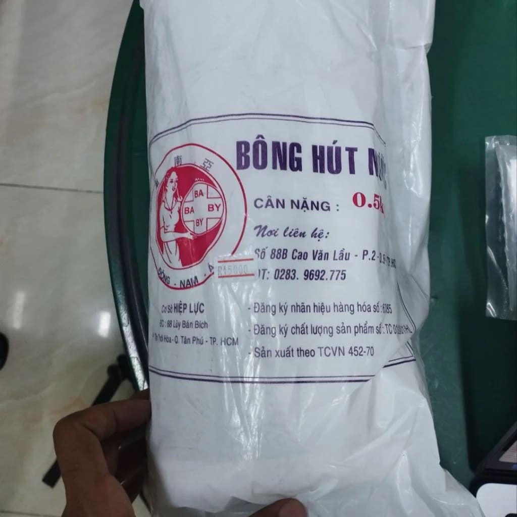 Bong Hut Nuoc (Cotton) 500g