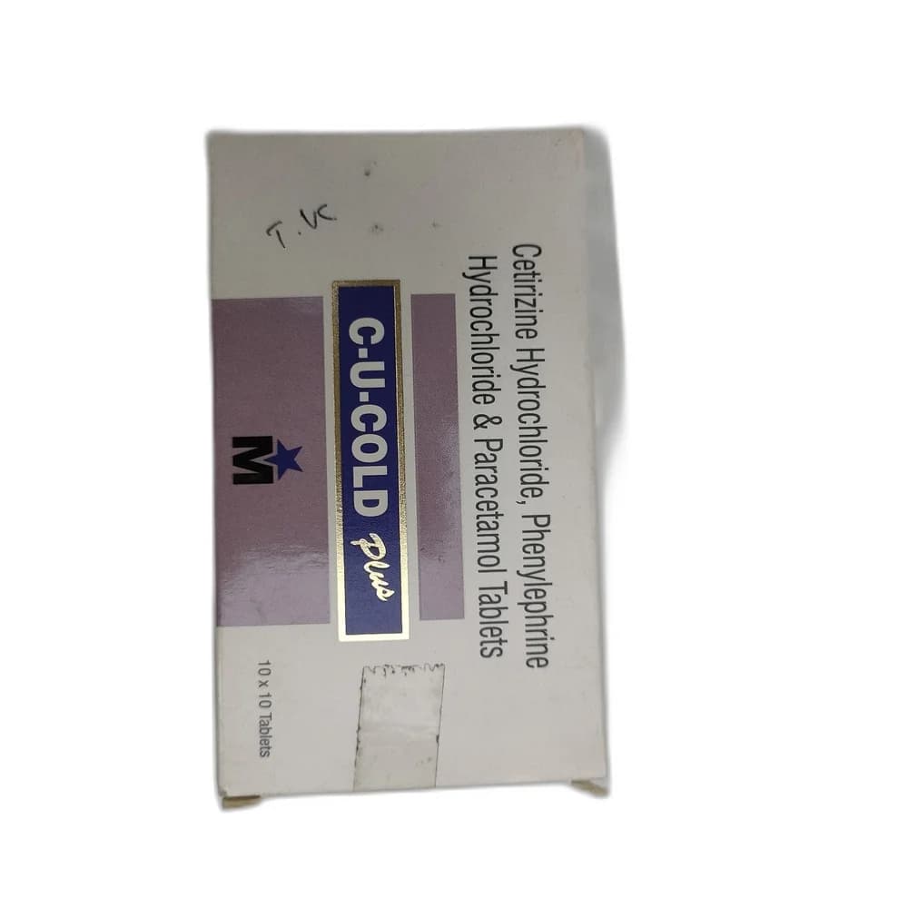 C-U-Cold Plus Cetirizine HCl 5 mg / Phenylephrine HCl 5 mg / Paracetamol 500 mg