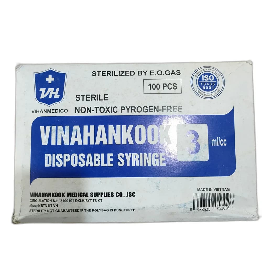 Vinahankook Disposable Syringe 3 ml