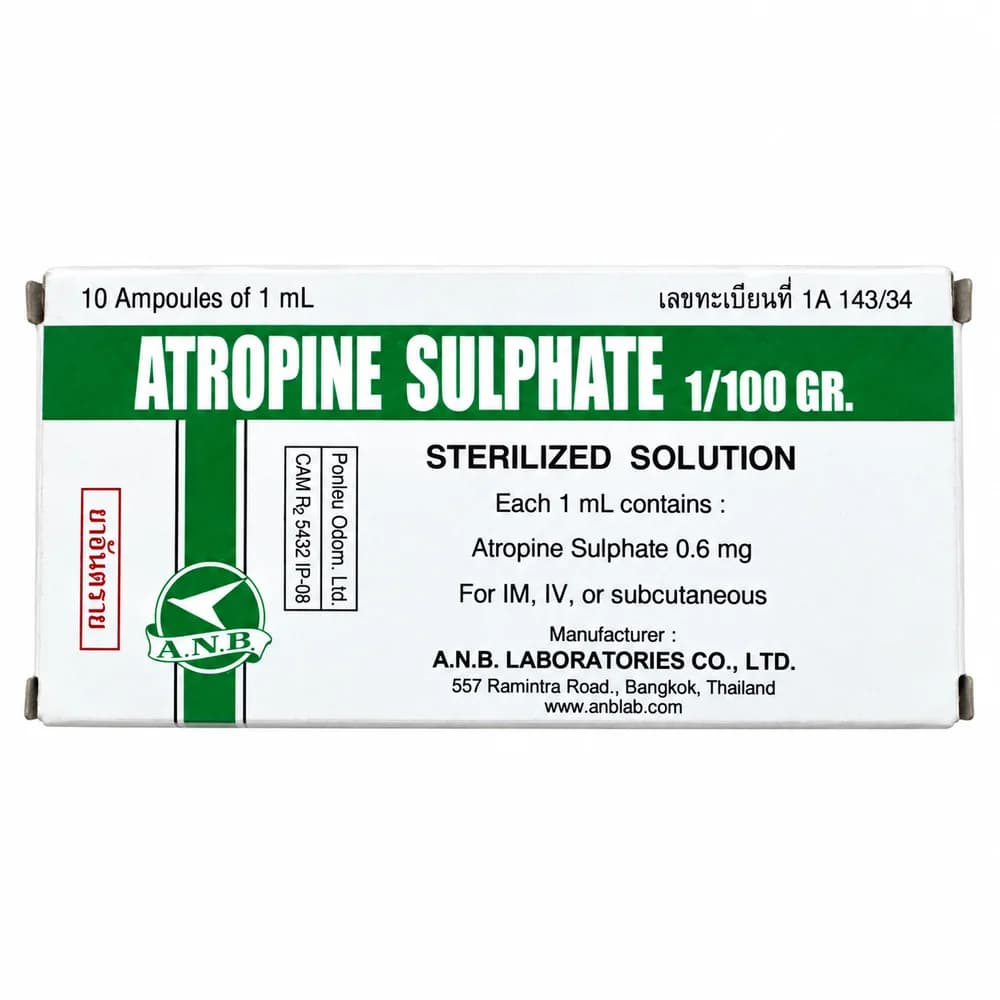 Atropine Sulphate 0.6 mg / mL