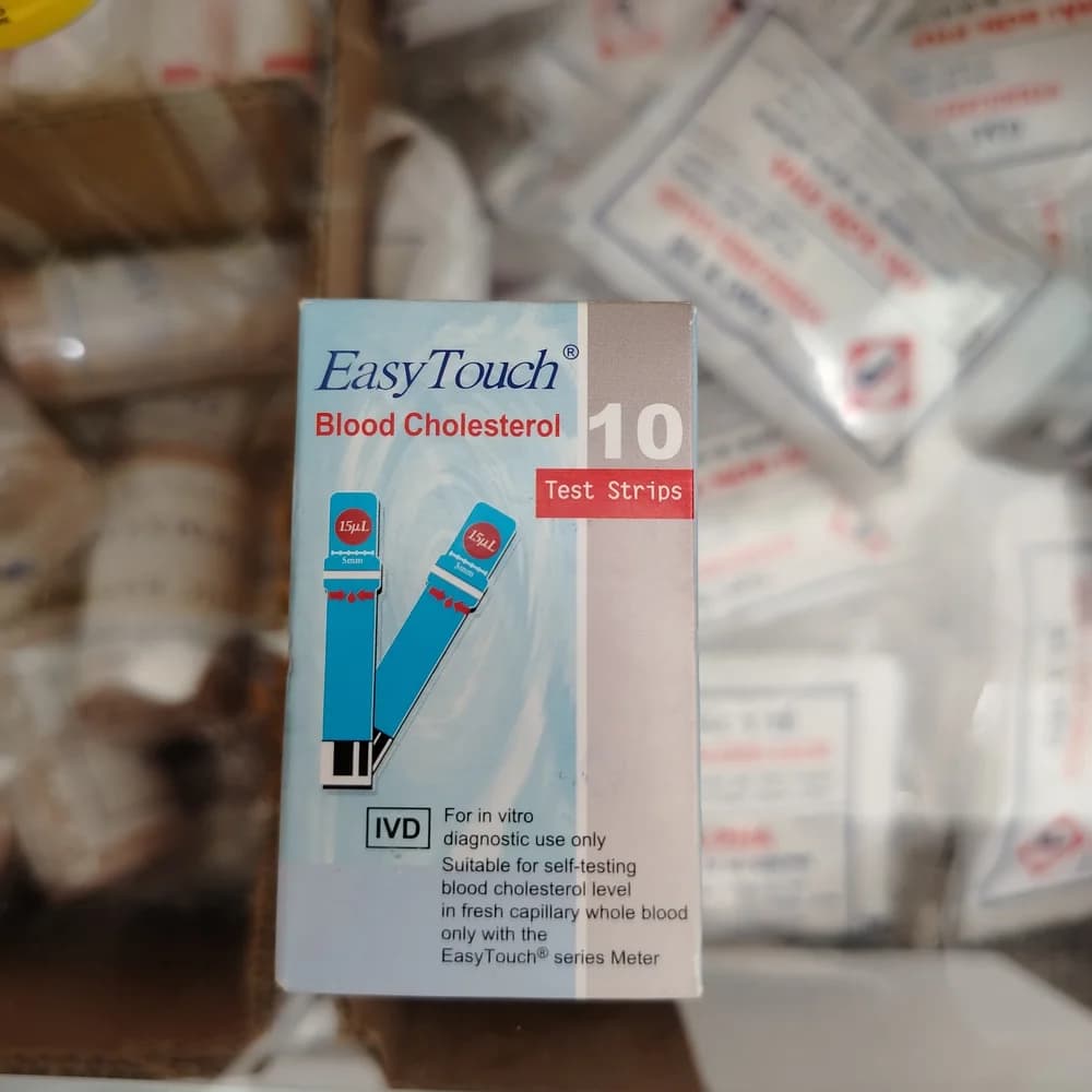 EasyTouch Blood Cholesterol Test Strips (Model: SC101) 10 test strips