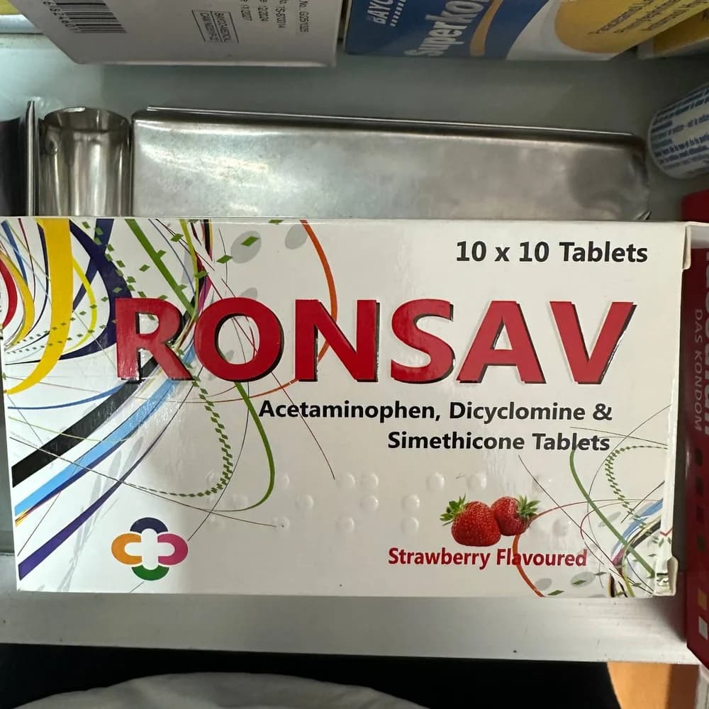 Ronsav 500 mg / 20 mg / 40 mg tablets