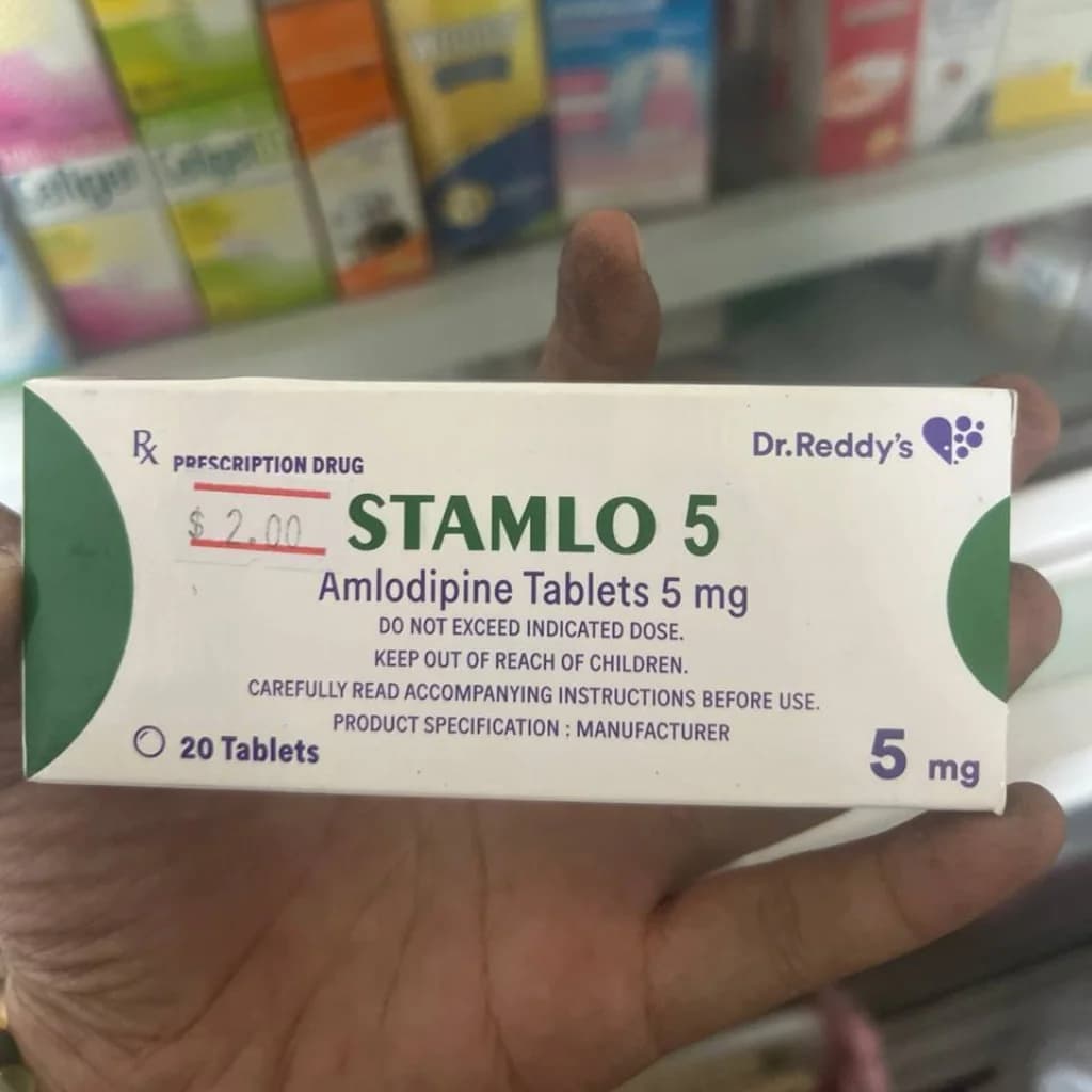 Stamlo 5 5mg Not available