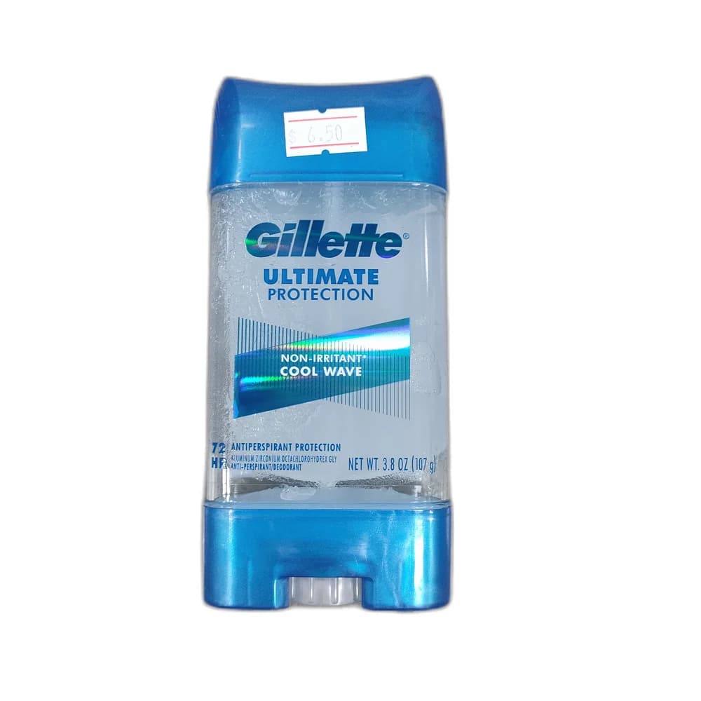 Gillette Ultimate Protection Cool Wave Clear Gel Aluminum zirconium octachlorohydrex gly 20% / 107 g