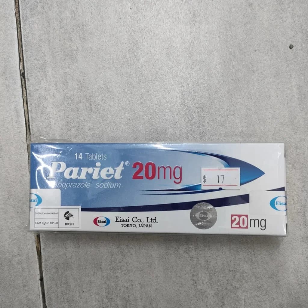 Pariet 20mg Rabeprazole sodium 20 mg
