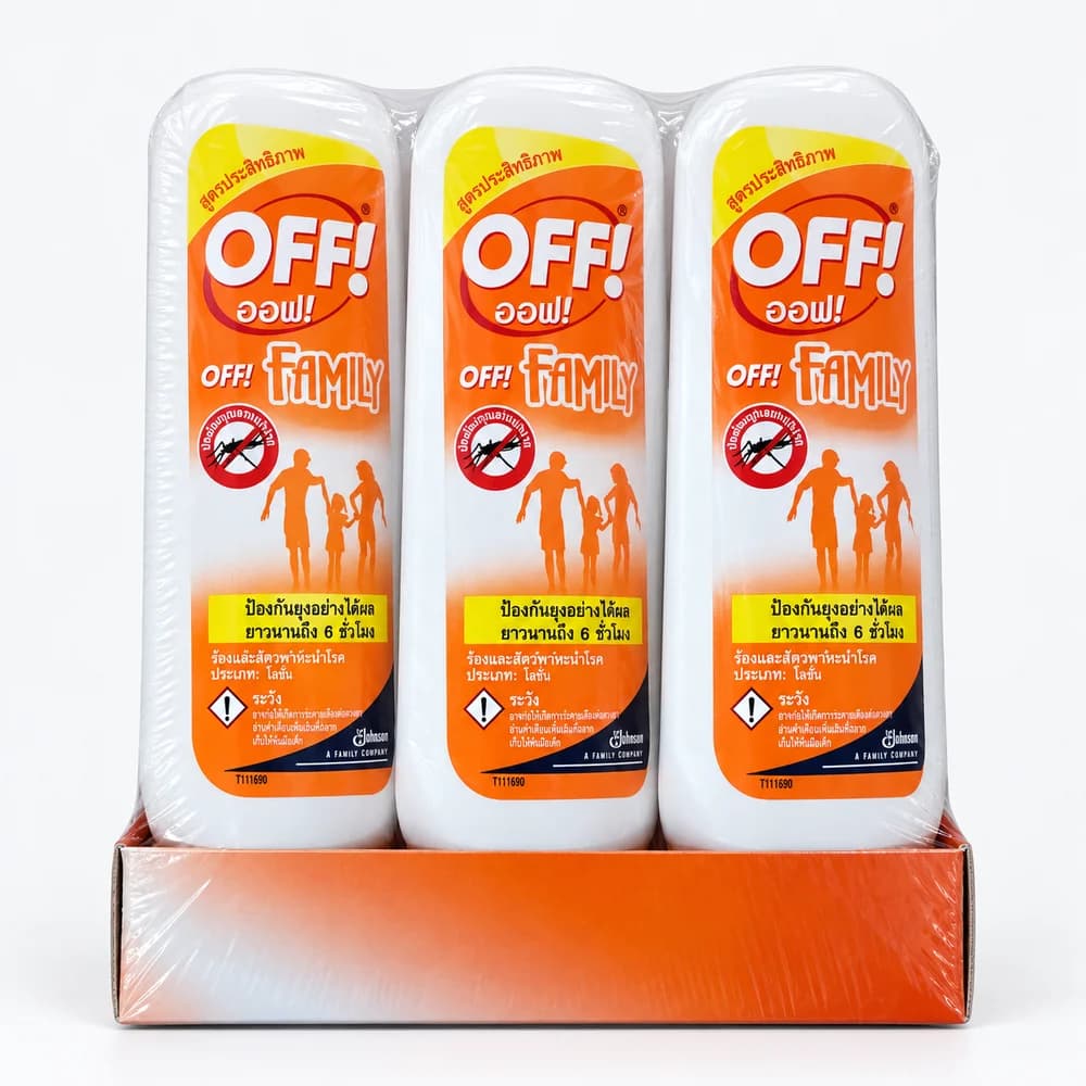 OFF! Family DEET 15% w/w; 3 × 50 ml