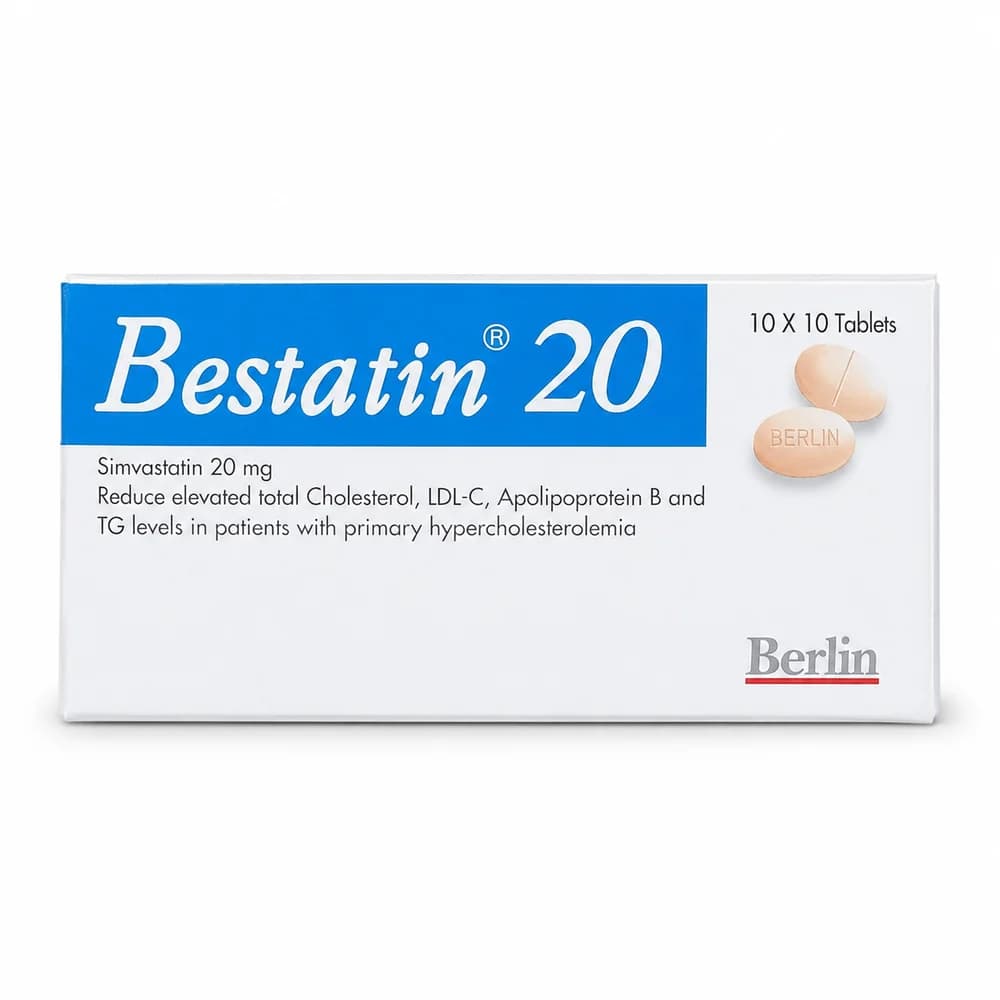 Bestatin 20 Simvastatin 20 mg tablets