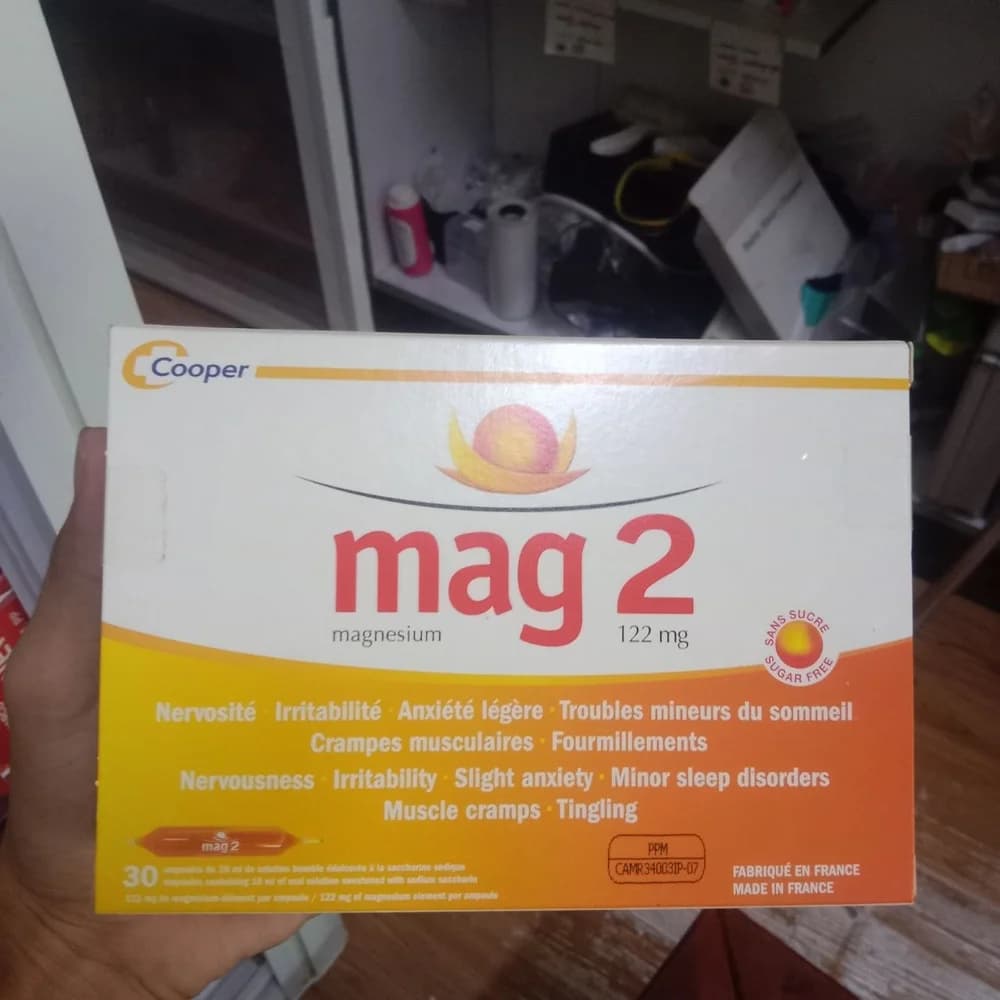Mag 2 Magnesium element 122 mg as magnesium pidolate 1500 mg per 10 ml oral ampoule, 30 ampoules